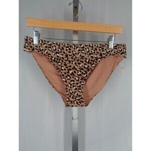 Aerie Cheetah Leopard Animal Print Bikini Bottom Size Large New